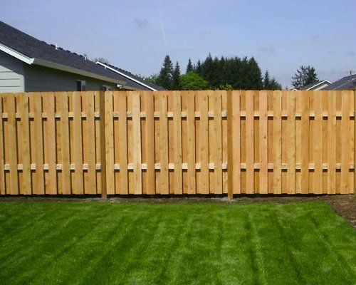 Shadowbox Wood Fence Style